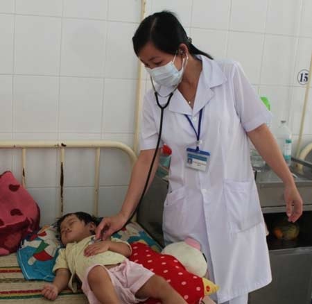 Bình Định: Một bệnh nhân tay chân miệng độ 4 được cứu sống - 1 Bình Định: Một bệnh nhân tay chân miệng độ 4 được cứu sống
