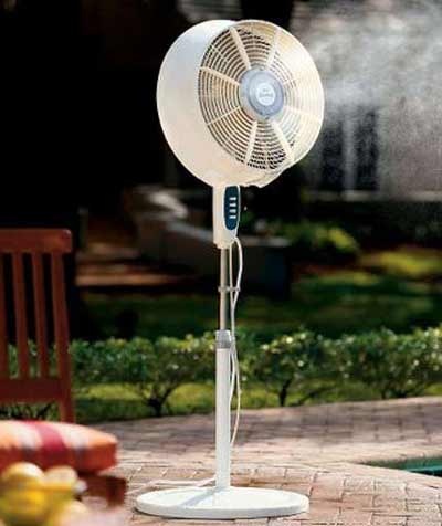 Phát ốm vì quạt hơi nước - 1 Phát ốm vì quạt hơi nước