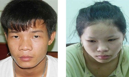 Vợ chồng 9x bán con 2 tháng tuổi lấy tiền chia nhau - 1 Hà Văn Hậu và Nguyễn Thị Nữ.