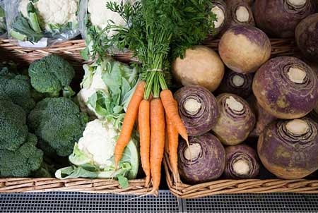 Thực phẩm có lợi cho người cao tuổi - 1 Chú thích – Rau, củ quả được xem là “bạn” của người già