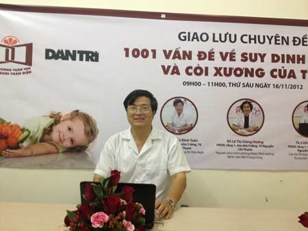 Tư vấn 1001 vấn đề về suy dinh dưỡng và còi xương của trẻ - 2 PGS. TS Trần Đình Toán - Trưởng khoa Dinh dưỡng, Bệnh viện Hữu Nghị