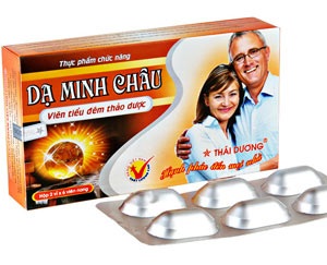 Viên tiểu đêm Dạ Minh Châu có các thành phần:
