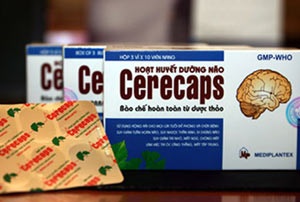 Cerecaps được dùng trong các trường hợp thiếu máu não gây: