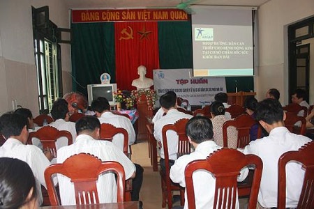 Tăng cường tập huấn quản lý, chăm sóc người bệnh động kinh tại cơ sở  - 2 Khai giảng lớp tập huấn tại huyện Tam Nông - Phú Thọ.