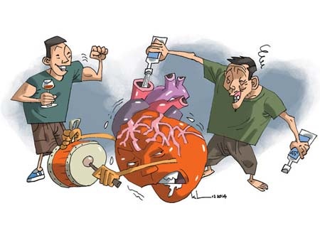 Đừng để “nâng chén tiêu sầu chỉ thêm sầu” - 1 “Dzô” càng nhiều tim càng suy