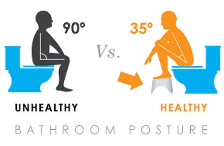 16 sai lầm dễ... mắc - 1 Sai lầm 1: Ngồi bệt khi đi toilet