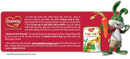 Giúp bé ăn rau quả & những lợi ích không ngờ