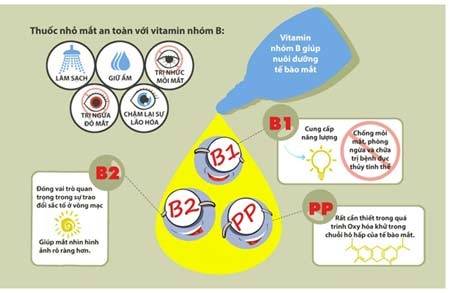 Hệ Vitamin rất cần thiết cho đôi mắt khỏe