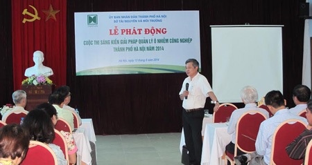 Tìm kiếm giải pháp quản lý ô nhiễm công nghiệp - 1 Hà Nội: Phát động Cuộc thi tìm kiếm giải pháp quản lý ô nhiễm công nghiệp