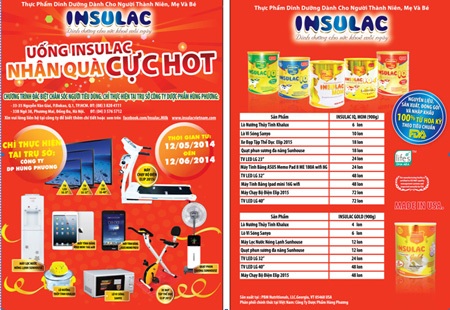 Sữa Insulac: “Tích lũy điểm đổi quà” lên đến 30% tổng giá trị đơn hàng - 2 Cách thức đăng ký và tham gia :