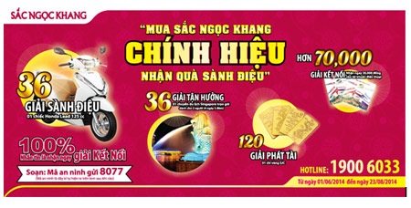16 kách Ũàng đầu tiên nhận quà sành điệu từ Sắc Ngọc Khang