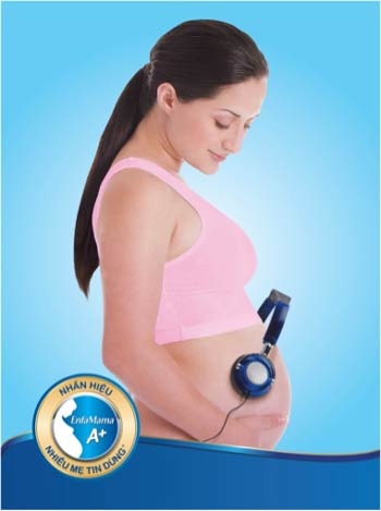Những bài tập kích thích trí não bé từ trong bụng mẹ - 2 Mẹ bầu có thể cho bé nghe nhạc ít nhất 2 lần mỗi tuần, mỗi lần khoảng 20 phút