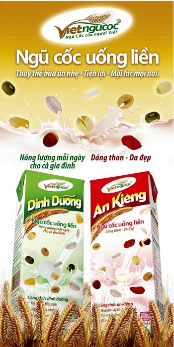 Ngũ cốc đã có dạng nước uống liền – Mẹ hiện đại biết chưa? - 4 Sản phẩm Vietngucoc uống liền hiện có 2 loại: