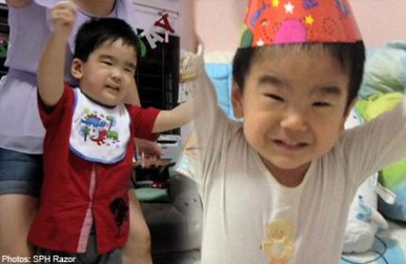 Máu cuống rốn mang lại hy vọng cho bé 3 tuổi bị bại não - 1 Bé Jiang Hongqin