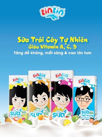 Sữa ZinZin - Đột phá với dinh dưỡng cân bằng từ sữa & nước ép trái cây tự nhiên - 1 Sữa trái cây tự nhiên ZinZin giàu vitamin A, C,
D