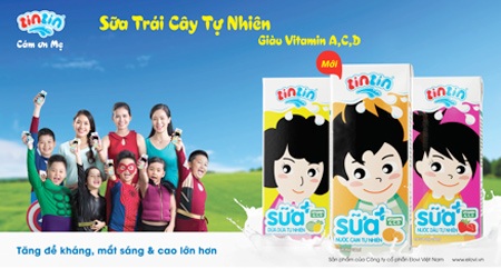Sữa ZinZin - Đột phá với dinh dưỡng cân bằng từ sữa & nước ép trái cây tự nhiên - 3 Sữa trái cây tự nhiên ZinZin giàu vitamin A, C,
D