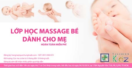 Tanamera Kidz tổ chức lớp học massage cho bé miễn phí - 1 Tanamera Kidz tổ chức lớp học massage cho bé miễn phí