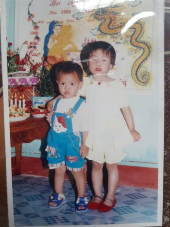 Bất ngờ gặp lại “cậu bé không có mặt” - 2 Lê Trung Tuấn khi còn là 1 em bé