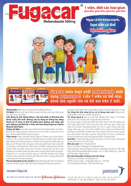 “Cần tập thói quen tẩy giun định kì cho cả gia đình”