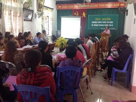 135 học viên ở hai huyện Can Lộc và Lộc Hà dự lớp tập huấn