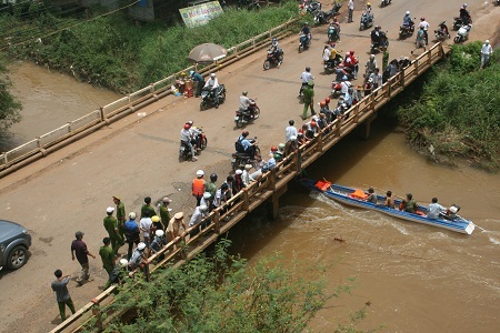 Cơ quan chức năng tổ chức tìm kiếm anh Thuật