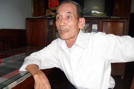 Ông Trương Hoàng - đại diện Tộc trưởng tộc Trương Văn, xã Nam Đà,huyện Krông Nô, tỉnh Đắk Nông.