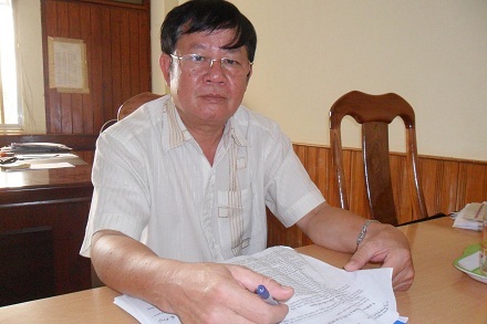 Ông Phạm Tiến San - Chi cục trưởng Chi cục Thủy lợi và Phòng chống bão lụt tỉnh Đắk Lắk.