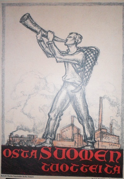 Hầu như bức tranh áp-phích nào cũng thu hút người xem.