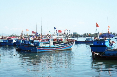 Tàu thuyền tại Hòn Rớ (Nha Trang) chưa thể ra khơi đánh bắt vì thiếu bạn thuyền.