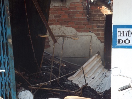 Hiện trường vụ cháy