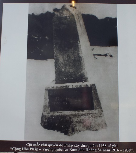 Cột mốc chủ quyền tại Hoàng Sa, Trường Sa khẳng định chủ quyền bất khả xâm phạm của Việt Nam.