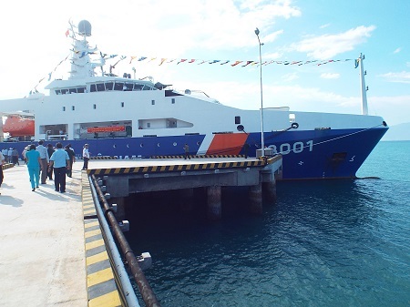 Tàu Cảnh sát biển hiện đại nhất ĐNA thuộc biên chế Hải đội 302