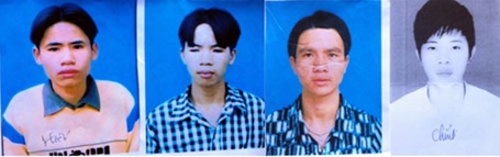 Bắt ổ nhóm gây ra 12 vụ trộm két sắt liên tỉnh - 1 Các đối tượng bị bắt giữ.