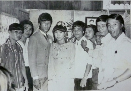 Chị Đỗ Thị Hà và liệt sĩ Đinh Ngọc Doanh trong
ngày cưới.