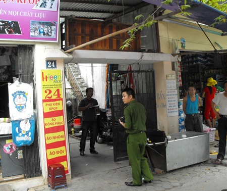 Khu trọ nơi Thành đột nhập lúc nửa đêm để gặp người yêu.