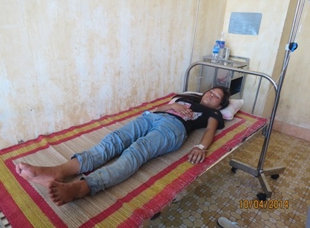 Cháu Phạm Thị Huy được ghi nhận ca mắc bệnh viêm da lạ mới