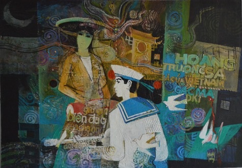 Tác phẩm Bài ca giữ nước.