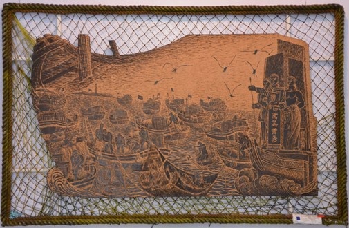 Tác phẩm Những hùng binh Hoàng Sa ngày nay.