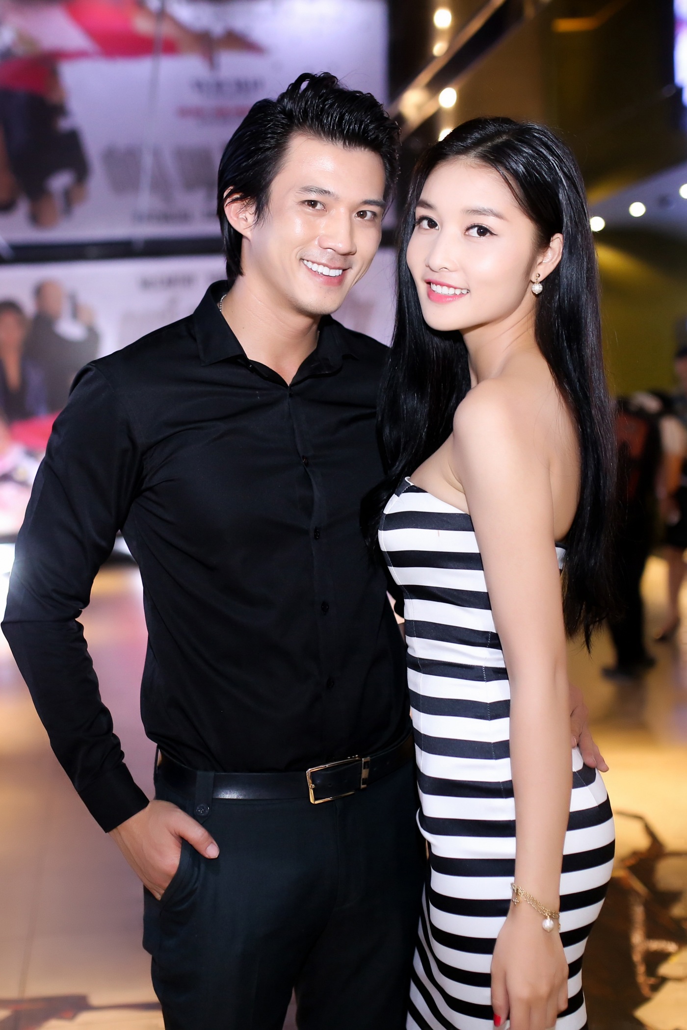 Tại sự
kiện, Triệu Thị Hà bất ngờ hội ngộ nam diễn viên Hà Việt Dũng.