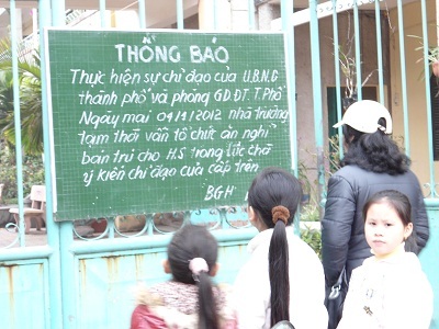 “May mà nhà trường mở lại dịch vụ bán trú” - 1 “May mà nhà trường mở lại dịch vụ bán trú” - 1