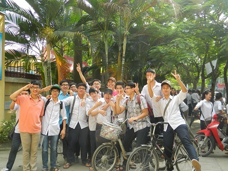 Do đây là kì thi kiểm tra kiến thức cơ bản nên các thí sinh rất tự tin