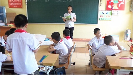 Khi học sinh được tự do phát biểu trong lớp - 1 Với mô hình trường học mới học sinh được chủ động và sáng tạo hơn.