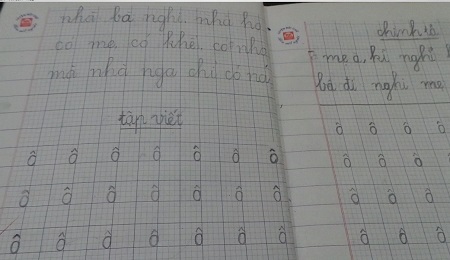Thí điểm Giáo dục công nghệ: Cô trò vất vả, phụ huynh bức xúc - 1 Mới học vài tuần nhưng học sinh học giáo dục công nghệ đã phải viết những bài chính tả