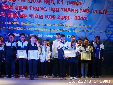 Những gương mặt xuất sắc của Hà Nội sẽ tham dự cuộc thi intel isef cấp quốc gia 