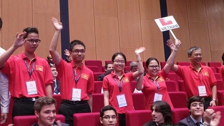 Sôi động lễ khai mạc cuộc thi Olympic Hóa học quốc tế tại Hà Nội - 2 Các gương mặt của đội tuyển IChO Việt Nam.