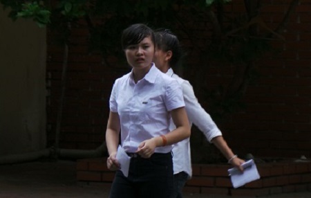 Đa sắc màu trang phục khi đi dự thi năng khiếu.