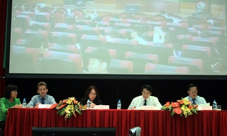 Tăng cường phòng, chống thiên tai trong trường học - 1 Quang cảnh hội nghị trực tuyến ngày 21/8