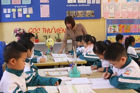 Hà Nội: Thêm 11 trường tham gia mô hình VNEN - 1 Lớp học VNEN của Trường tiểu học Đức Giang (Long Biên, Hà Nội).