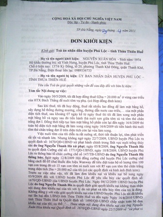 Dân kiện UBND huyện, đòi bồi thường hơn 3,6 tỷ đồng - 1