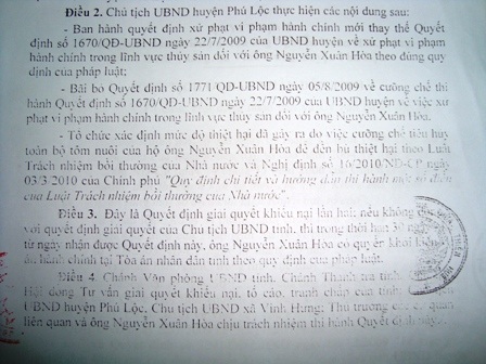 Dân kiện UBND huyện, đòi bồi thường hơn 3,6 tỷ đồng - 3